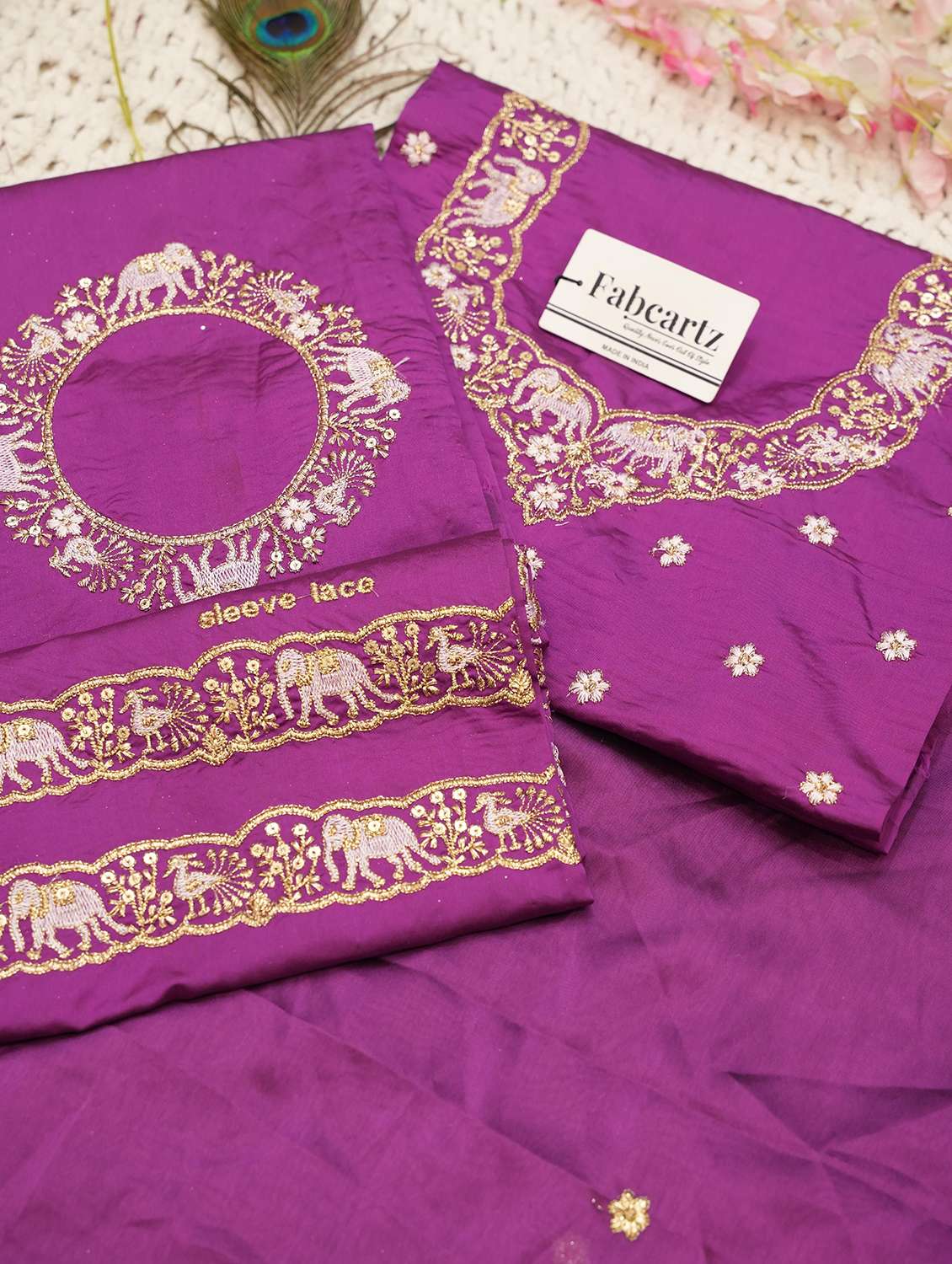 women self design south indian style unstitched lehenga choli - 22240761 -  Standard Image - 2