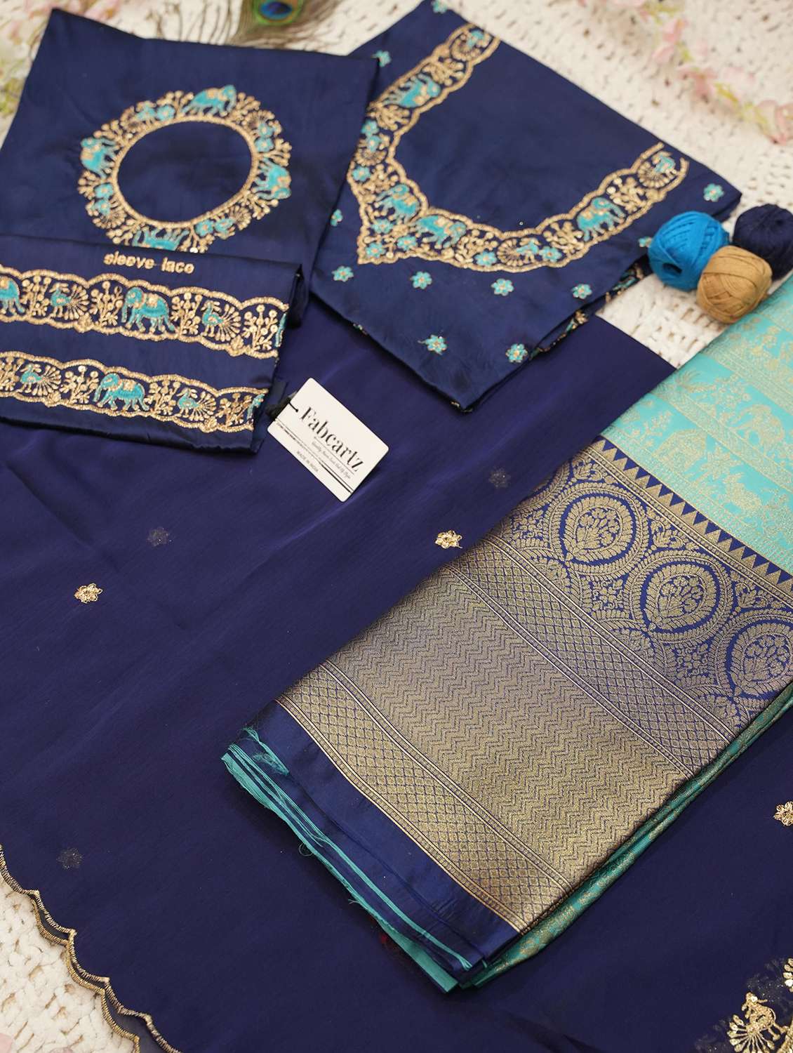 women self design south indian style unstitched lehenga choli - 22240764 -  Standard Image - 2