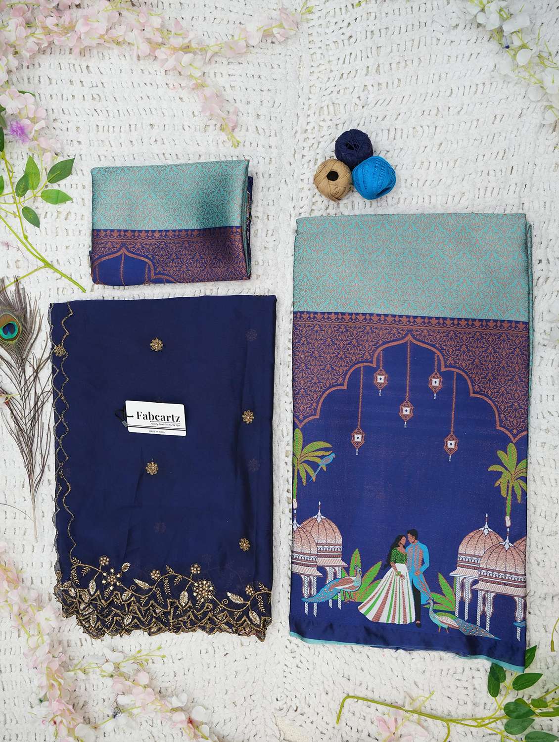 women self design south indian style unstitched lehenga choli - 22240806 -  Standard Image - 2