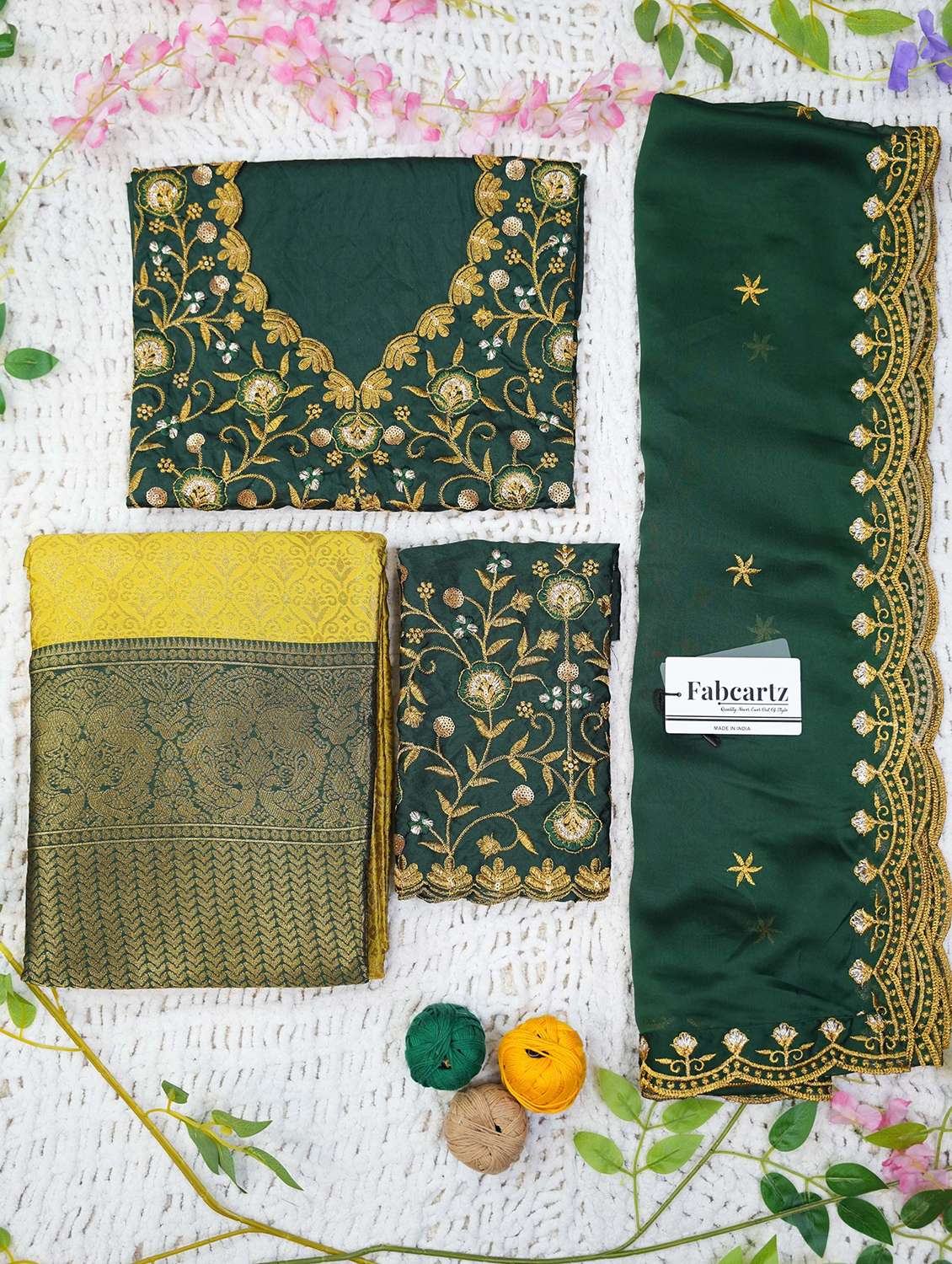 women self design south indian style unstitched lehenga choli - 22240882 -  Standard Image - 2