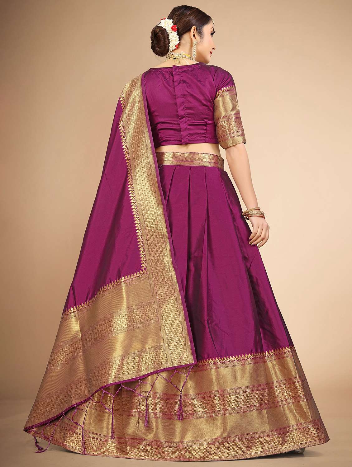 women self design unstitched lehenga choli - 22240912 -  Standard Image - 2