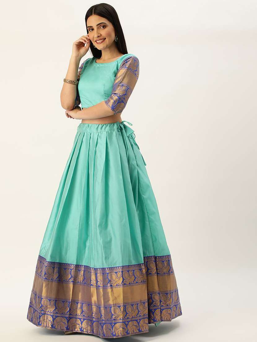 women self design flared stitched lehenga choli - 22240913 -  Standard Image - 2