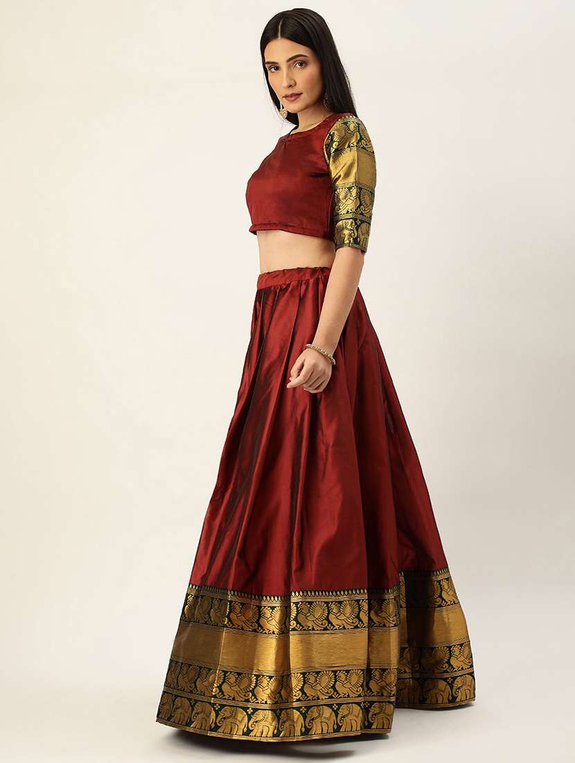 women self design flared stitched lehenga choli - 22240914 -  Standard Image - 2