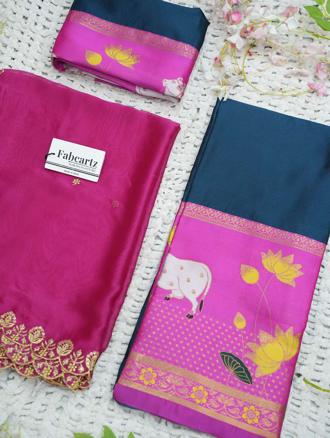 women self design south indian style unstitched lehenga choli - 22240941 -  Standard Image - 2