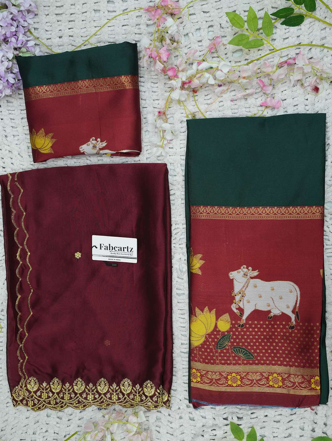 women self design south indian style unstitched lehenga choli - 22240942 -  Standard Image - 2