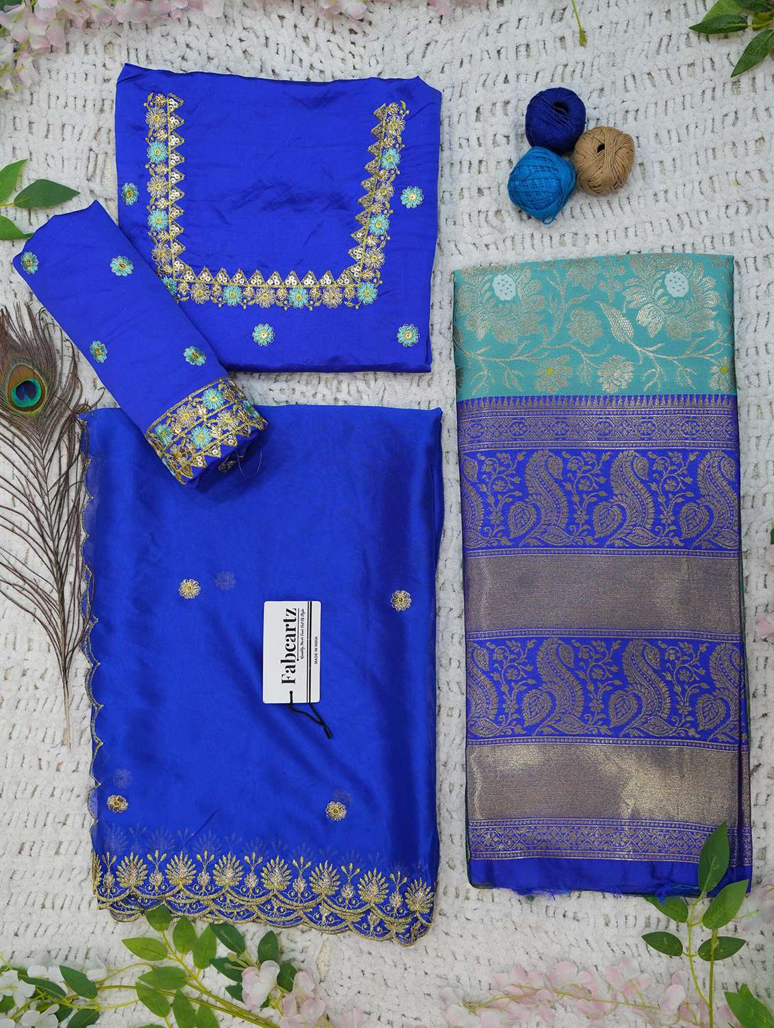 women self design south indian style unstitched lehenga choli - 22240943 -  Standard Image - 2