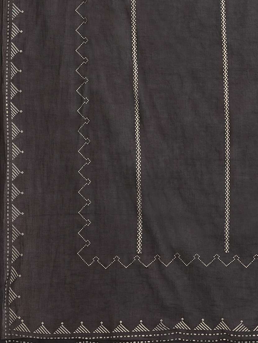 women solid three quarter sleeve kurta pant with dupatta set - 22240955 -  Standard Image - 7