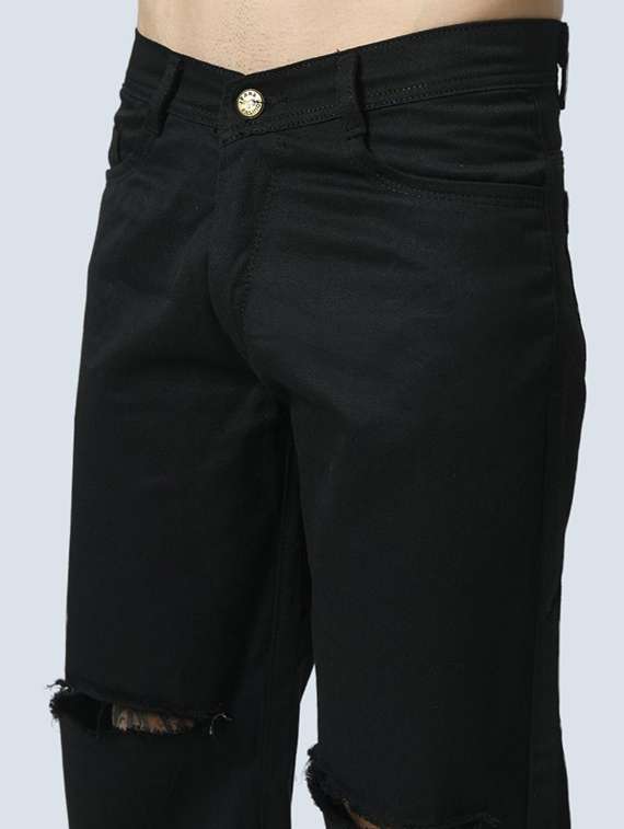 men slash knee mid rise relaxed fit jeans - 22240996 -  Standard Image - 2