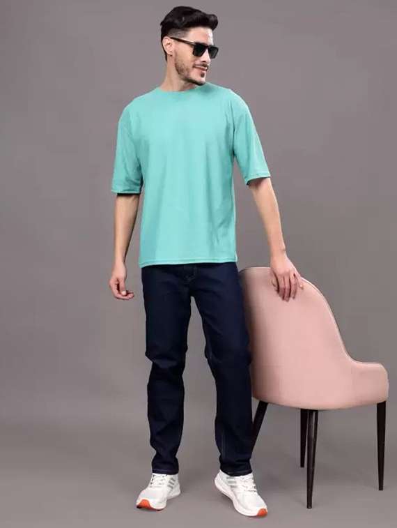 men plain mid rise relaxed fit jeans - 22241134 -  Standard Image - 2