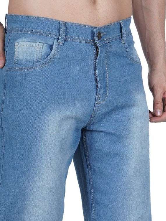 men washed mid rise relaxed fit jeans - 22241277 -  Standard Image - 2