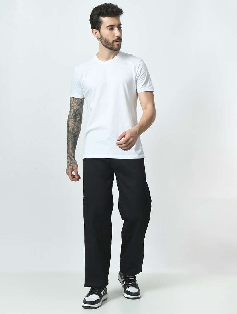 men plain mid rise relaxed fit jeans - 22241287 -  Standard Image - 2