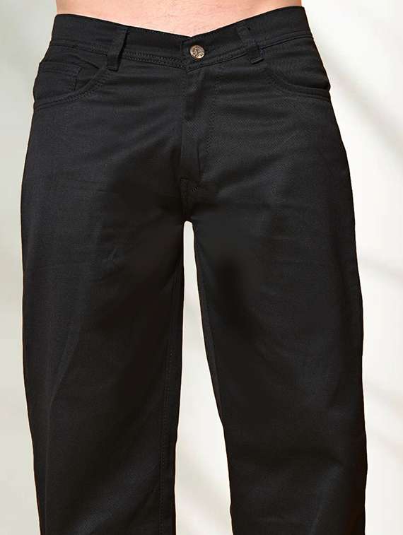 men plain mid rise relaxed fit jeans - 22241346 -  Standard Image - 2