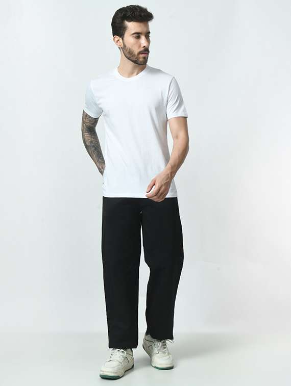 men plain mid rise relaxed fit jeans - 22241353 -  Standard Image - 2