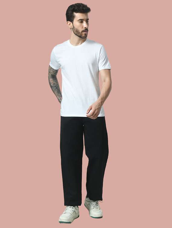 men plain mid rise relaxed fit jeans - 22241378 -  Standard Image - 2