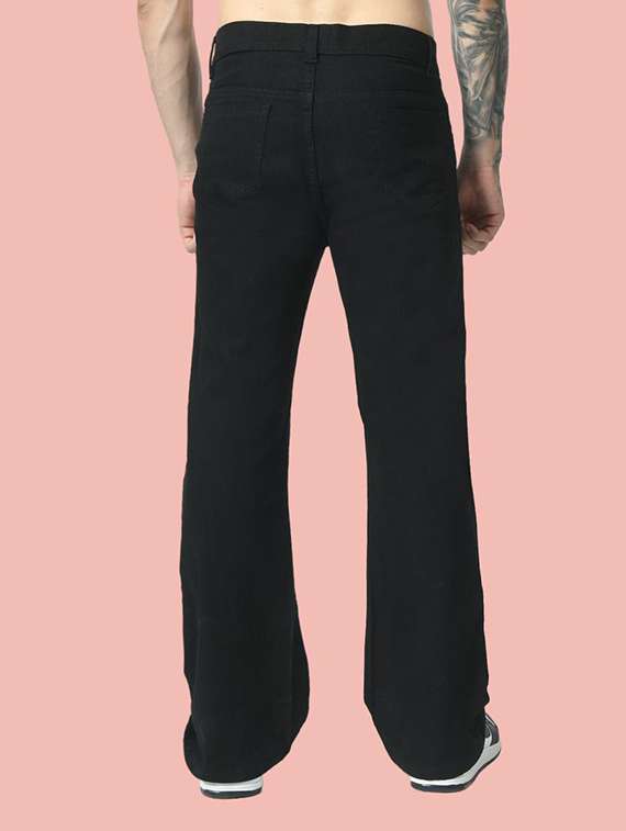 men plain mid rise relaxed fit jeans - 22241379 -  Standard Image - 2