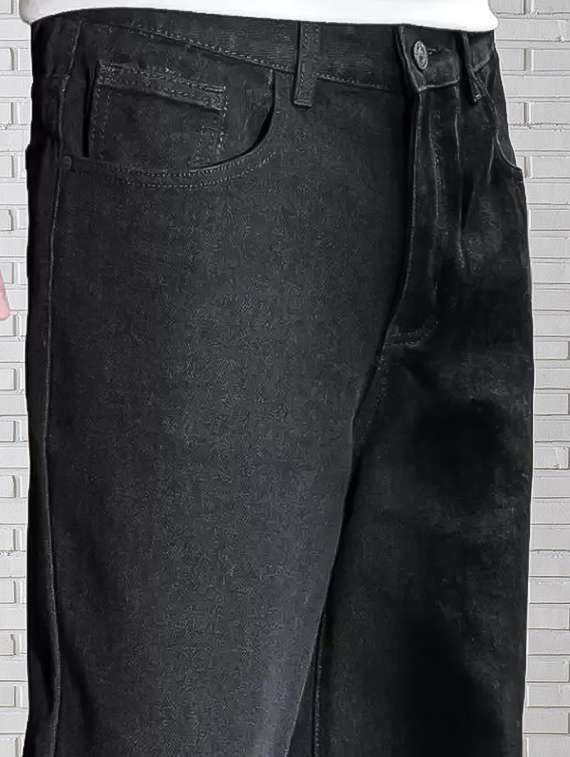 men plain mid rise relaxed fit jeans - 22241388 -  Standard Image - 2