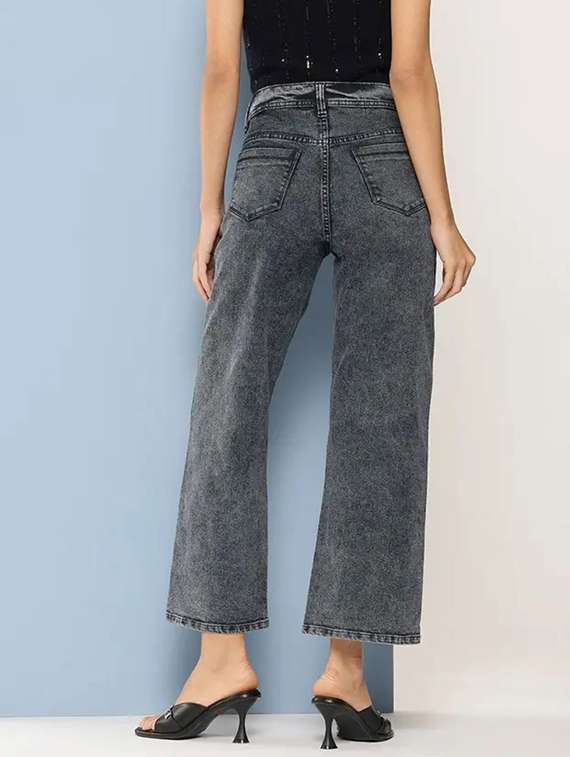 women solid high rise straight fit jean - 22241484 -  Standard Image - 2