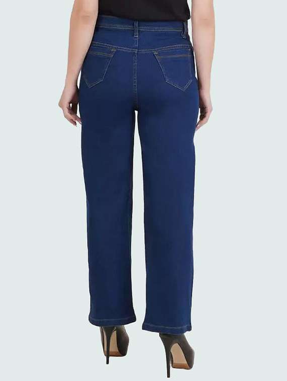 women solid mid rise straight fit jean - 22241725 -  Standard Image - 2