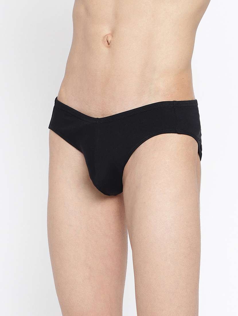 men pack of 6 solid hipster brief - 22241966 -  Standard Image - 2