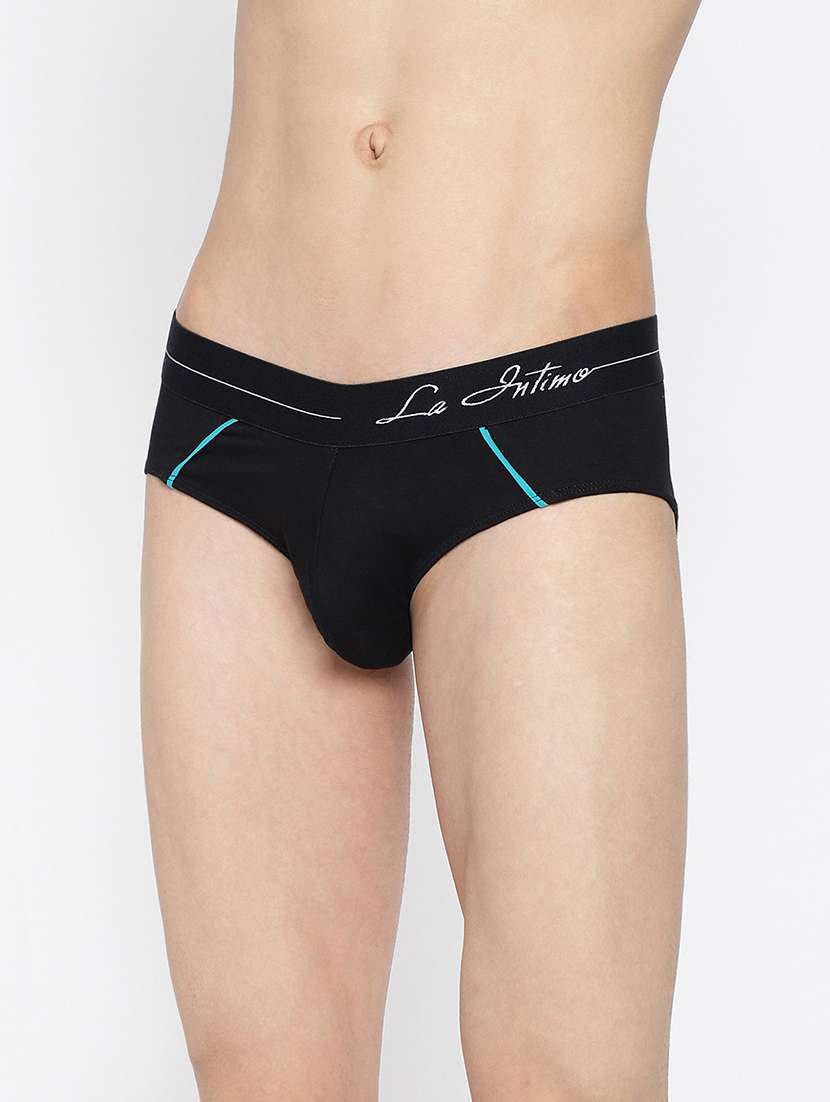 men pack of 6 solid hipster brief - 22241967 -  Standard Image - 2