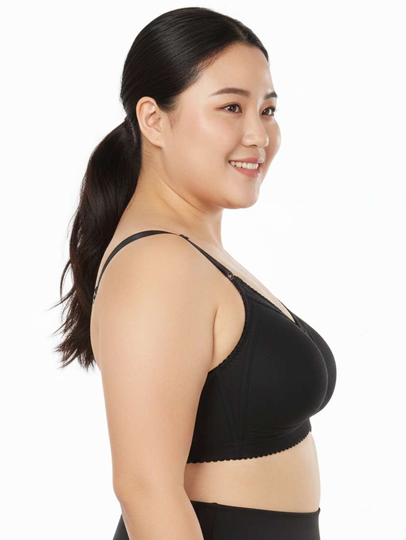 women plus size solid non padded minimizer bra - 22242038 -  Standard Image - 2