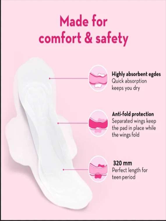 soft & rash free sanitary pads for women - 22243298 -  Standard Image - 2
