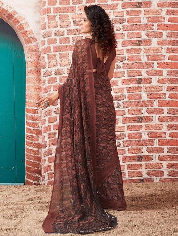 women printed casual wear saree - 22243573 -  Standard Image - 2