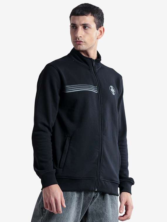 men printed long sleeve regular fit sweatshirt