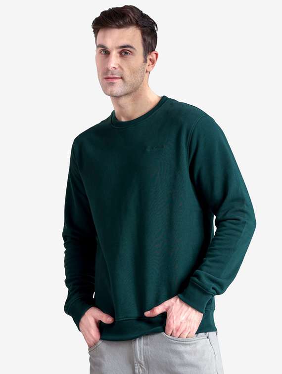men solid long sleeve regular fit sweatshirt - 22243970 -  Standard Image - 2