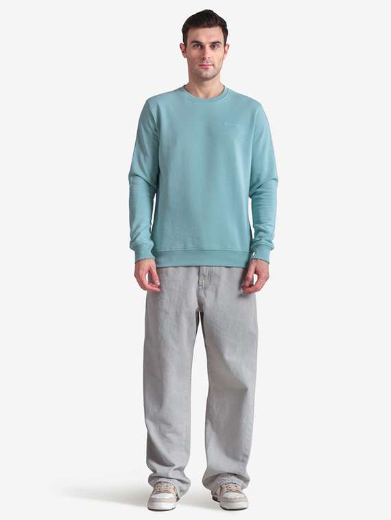 men solid long sleeve regular fit sweatshirt - 22243977 -  Standard Image - 2