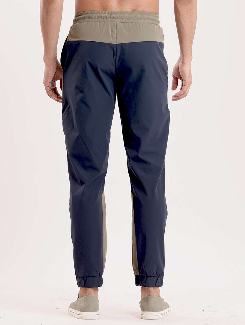 men color block low rise regular fit jogger - 22244137 -  Standard Image - 2