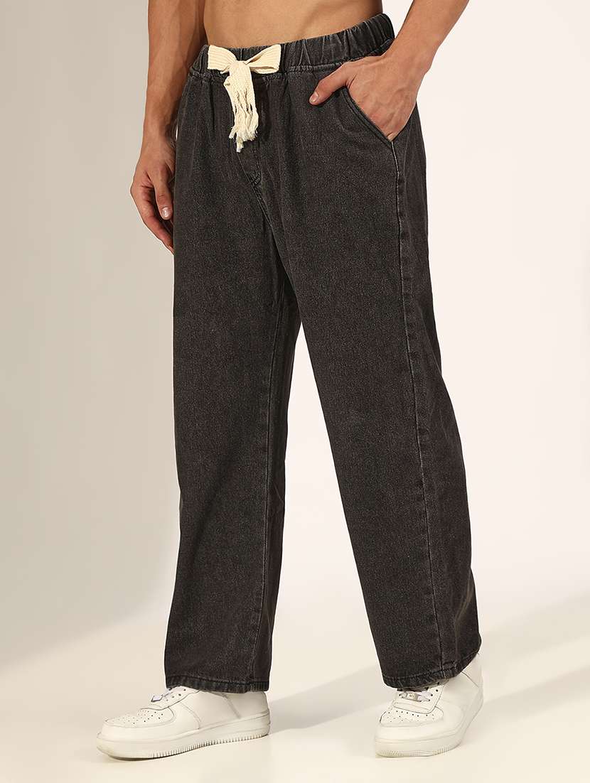 men solid mid rise straight fit jean - 22244217 -  Standard Image - 2