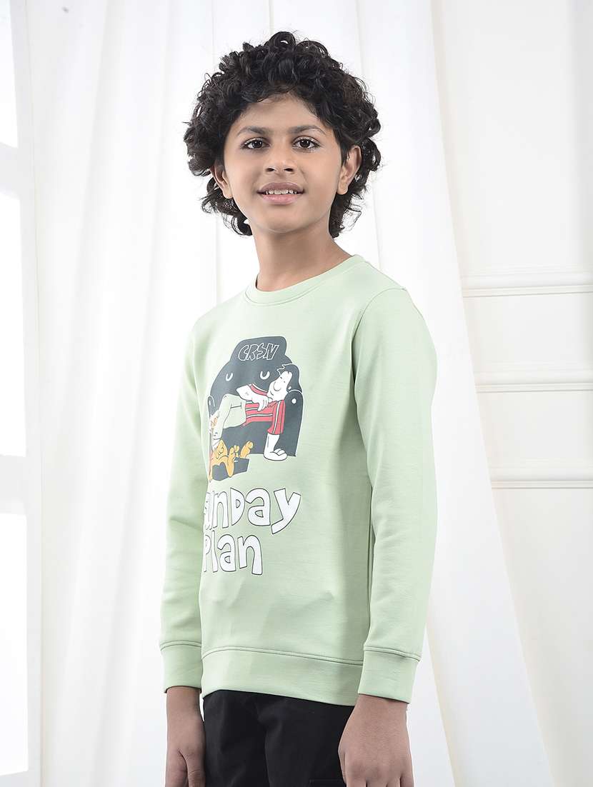 boys printed long sleeve sweatshirt - 22244343 -  Standard Image - 2