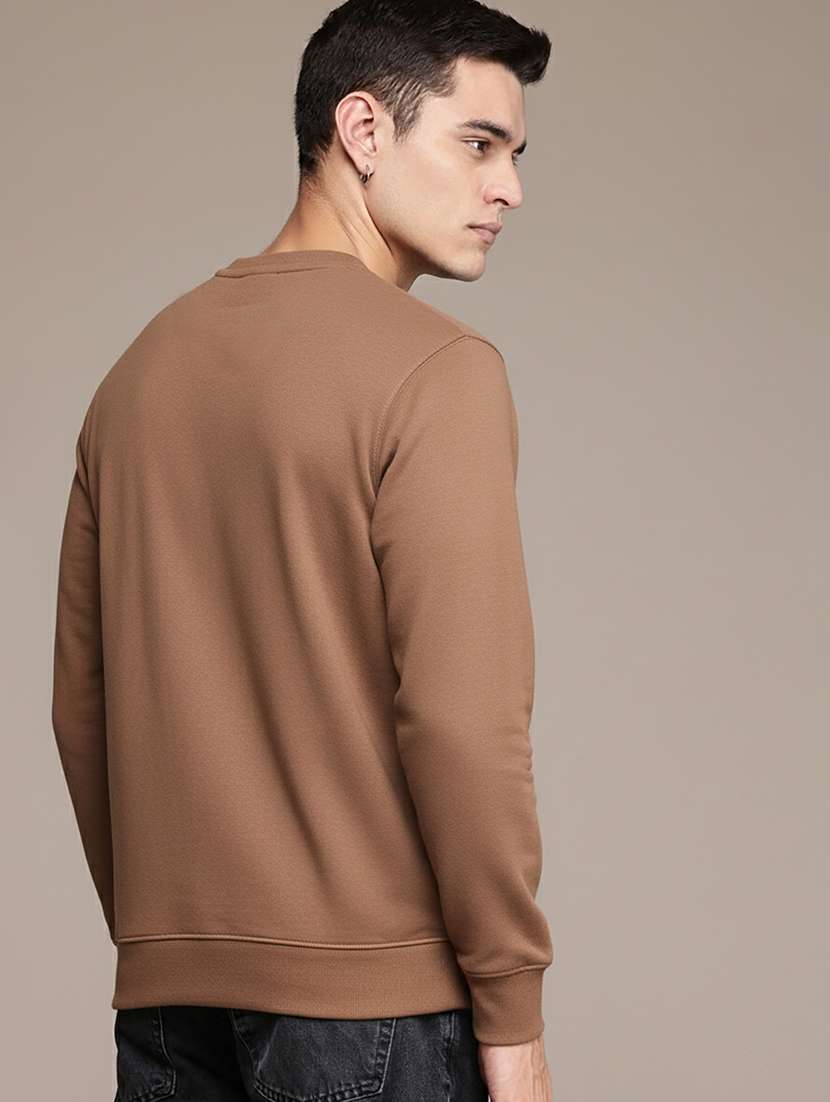 men solid long sleeve regular fit sweatshirt - 22244363 -  Standard Image - 2