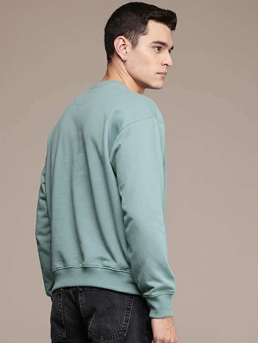 men solid long sleeve regular fit sweatshirt - 22244371 -  Standard Image - 2