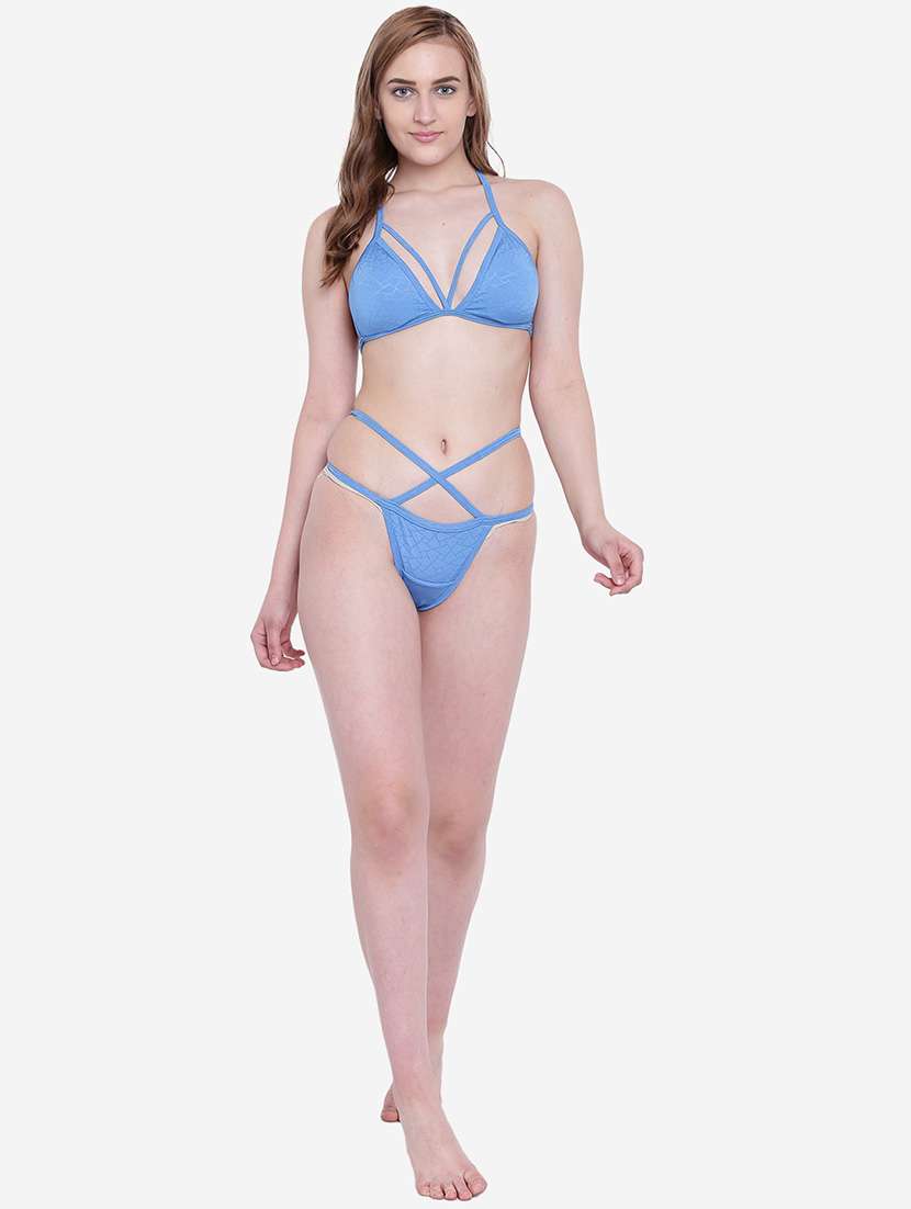 women solid bikini set - 22244403 -  Standard Image - 2