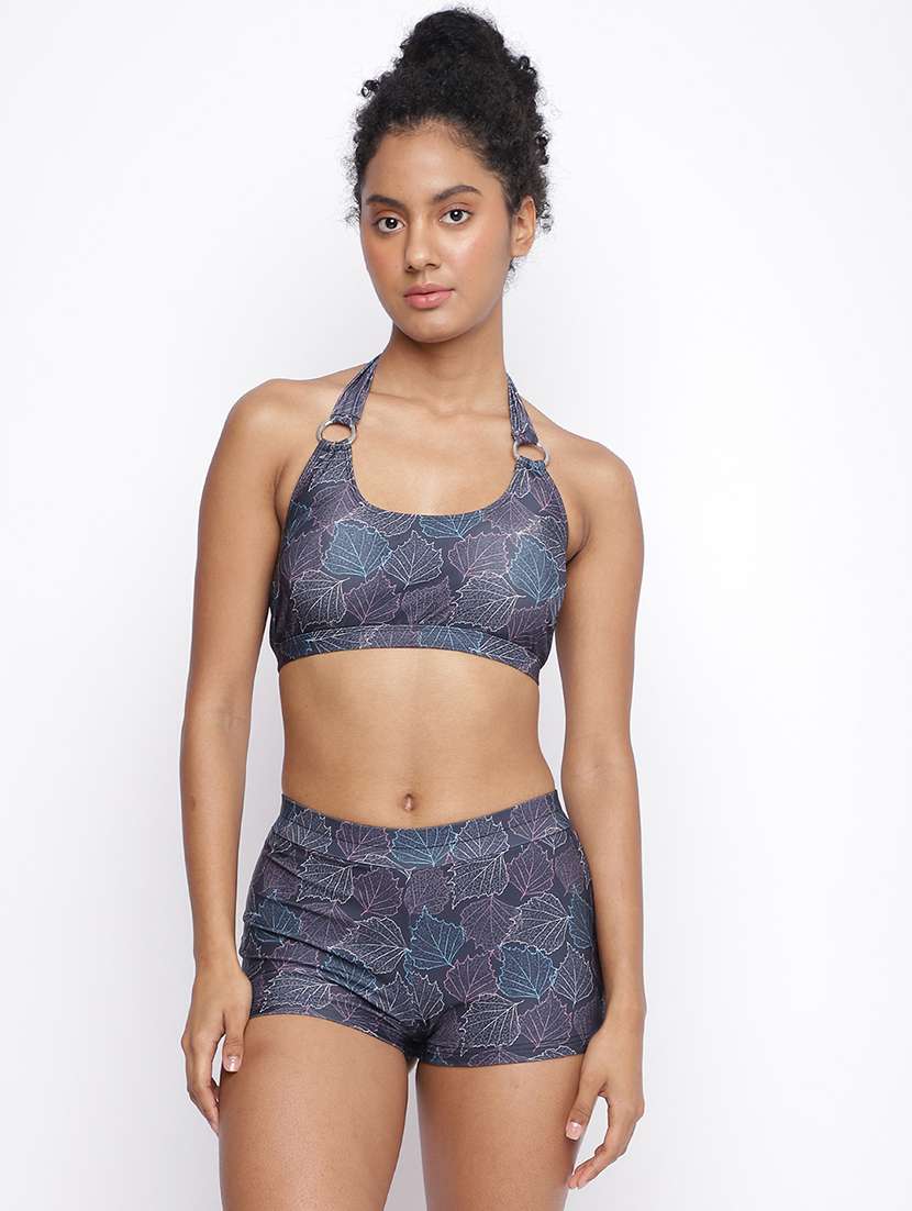 women printed swimwear bikini set