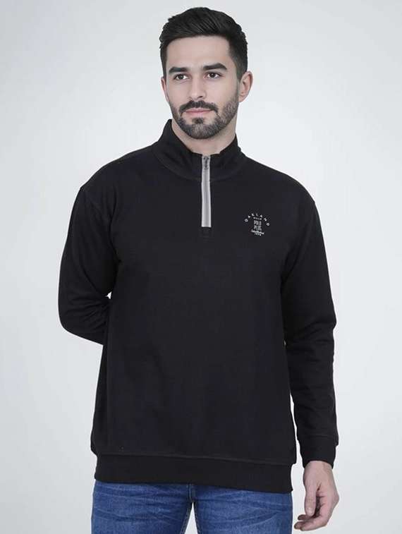 men solid long sleeve regular fit sweatshirt - 22245667 -  Standard Image - 2