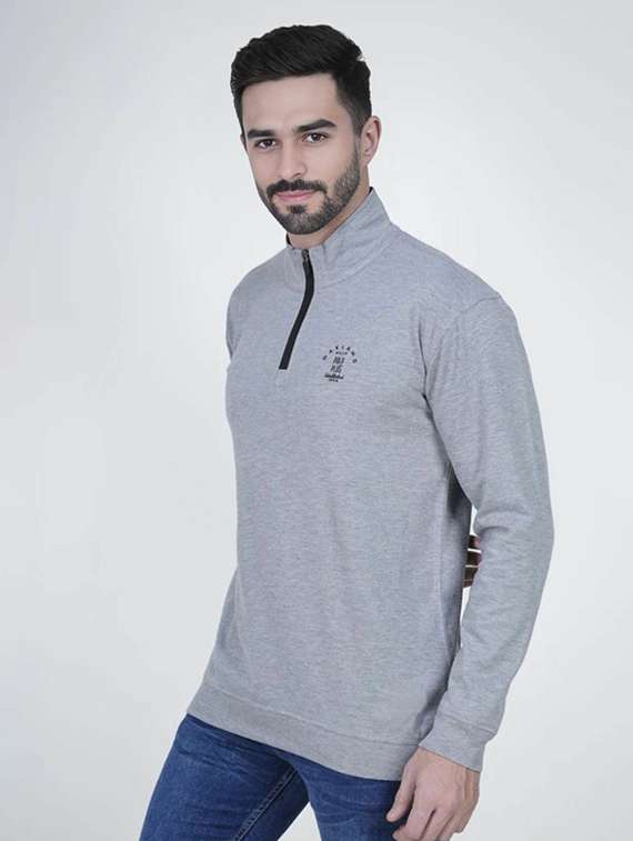 men solid long sleeve regular fit sweatshirt - 22245668 -  Standard Image - 2
