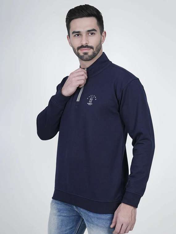 men solid long sleeve regular fit sweatshirt - 22245670 -  Standard Image - 2
