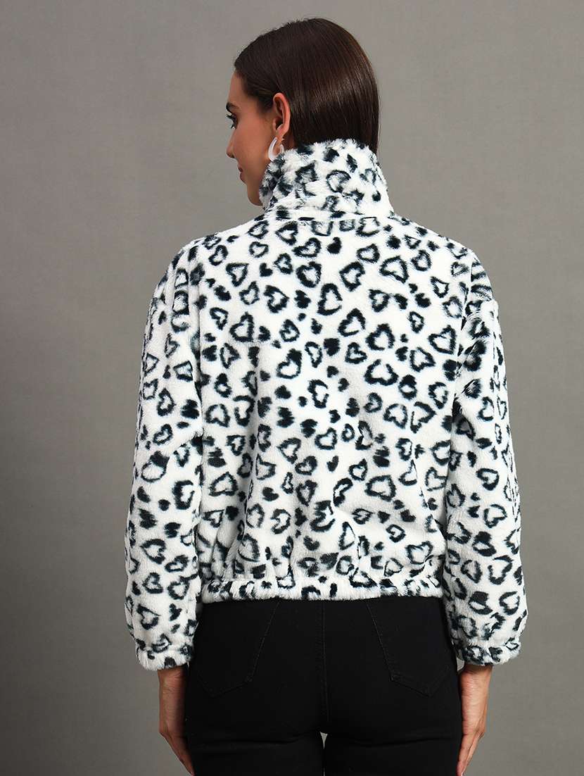  women animal print long sleeve sweatshirt - 22245709 -  Standard Image - 2