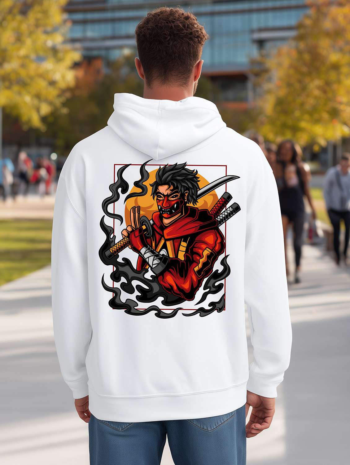 men graphic long sleeve regular fit sweatshirt