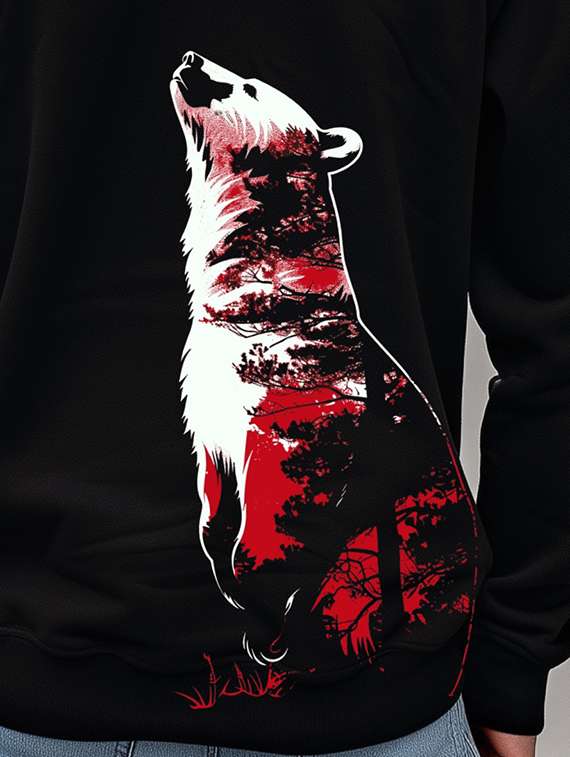 men graphic long sleeve regular fit sweatshirt - 22246247 -  Standard Image - 2