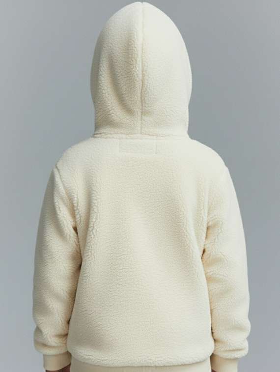 boys solid long sleeve hooded sweatshirt - 22246263 -  Standard Image - 2