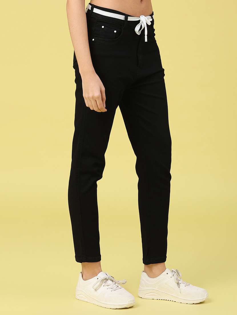 black cotton jeans - 22246289 -  Standard Image - 2
