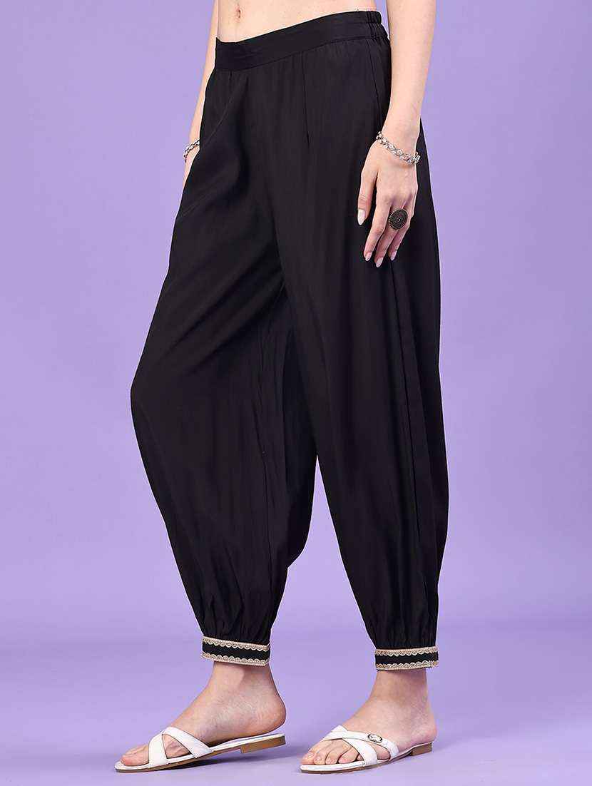 Women Solid Mid Rise Salwar - 22246327 -  Standard Image - 2