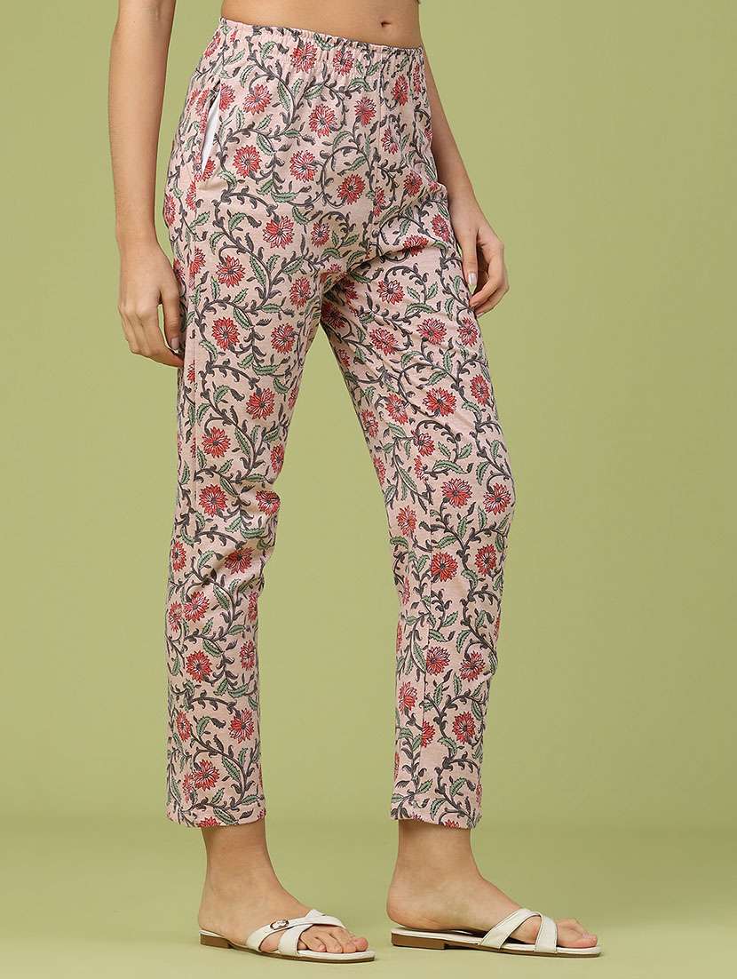 women printed mid rise pajama - 22246412 -  Standard Image - 2