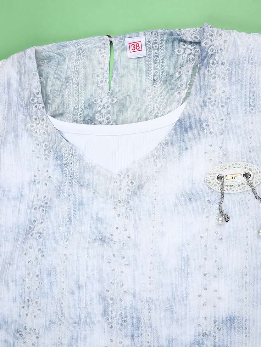 girls printed short sleeve top - 22247304 -  Standard Image - 2