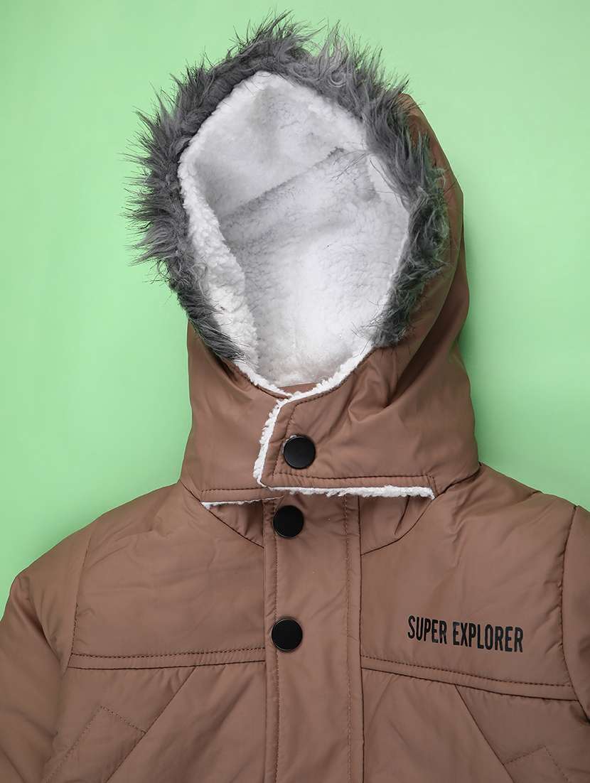 boys solid long sleeve jacket - 22247383 -  Standard Image - 2