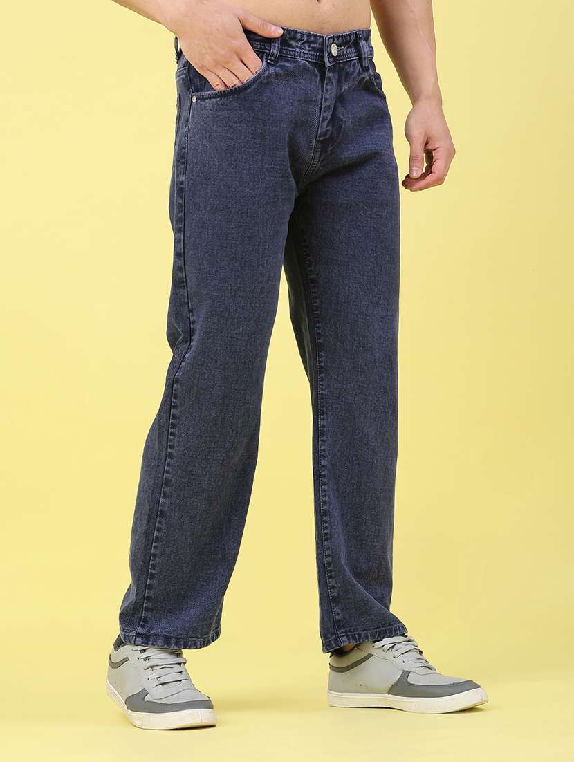 men solid mid rise straight jeans - 22247856 -  Standard Image - 2